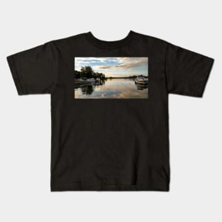 Dusk on Ranworth Broad Kids T-Shirt